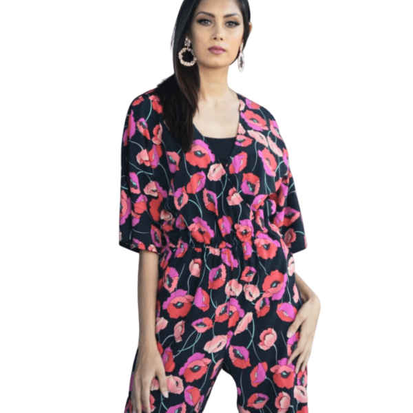 Jumpsuit-Lightweight Floral - Image 2