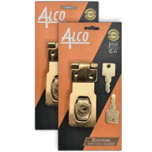 Hasp Cylinder Brass Lock 100mm