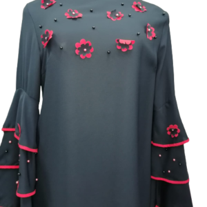 Shirt Bell Sleeves and 3d Flowers