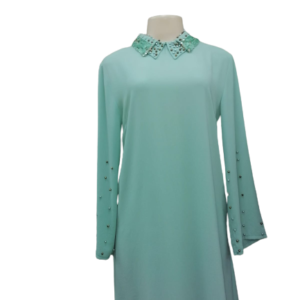 Shirt Pearl and Sequin Collar