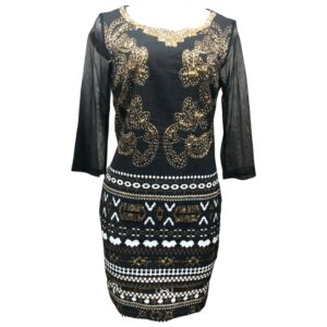 Dress Beautiful Brocade An Bead