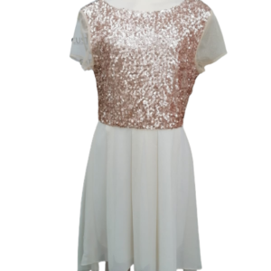 Dress Sequin Bodice, Chiffon