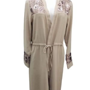 Lightweight Jacket/Coat Sequin and Drawstring
