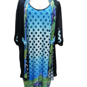 2Pc Dress With Coat