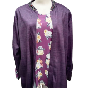 2pc Top Inner Top With Over Coat