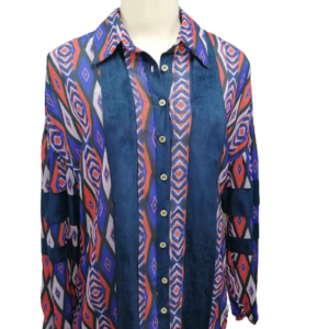 Shirt Silk And Velour