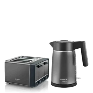 Bosch DesignLine Kettle & Toaster Breakfast Combo - Graphite