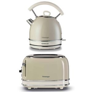 Kenwood Vintage Kettle & Toaster Breakfast Pack - Cream