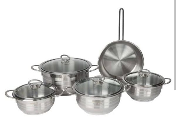 Falez - 9 Piece Stainless Steel Set