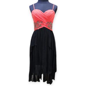 Stud Dual Black & Shocking Pink