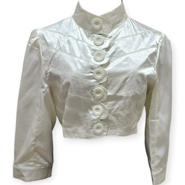 Cream Shrug with Buttons