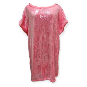 Shocking Pink Sequin Dress