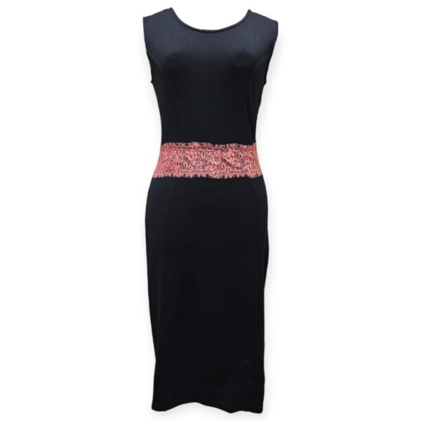 Black Dress with Pink lace