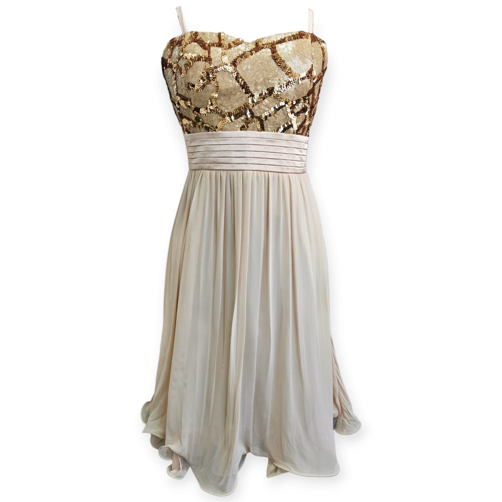Stone & Gold Sequin Dress | Happy Harvesting