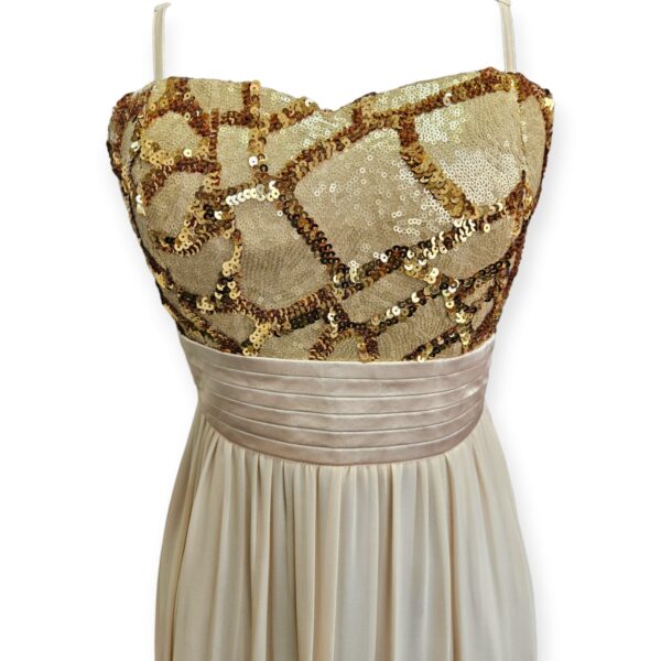 Stone & Gold Sequin Dress - Image 3