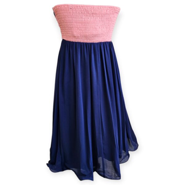 Pink & Navy Party Dress - Image 3