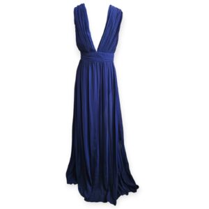 Plain Navy Evening Gown