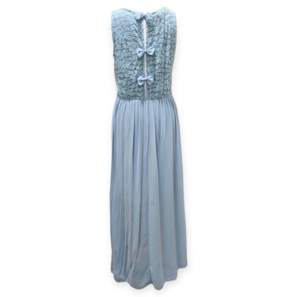 Blue Mist - Lace Top, Chiffon Bottom Dress - Image 2