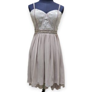 Violet Dress with Lace & Chiffon