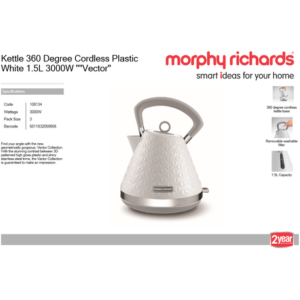 Morphy Richards - 1.5L Plastic Kettle