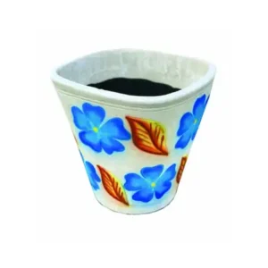 Potstory Blue and Red Fern Vase