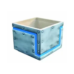Potstory Metal Finish Meadow Pot