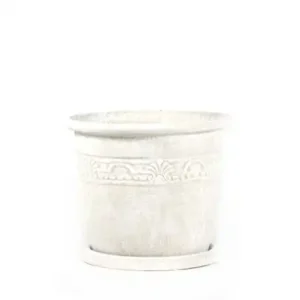 Potstory - Medium Classic Round Pot - White