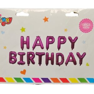Happy Birthday Letters Foil Balloon