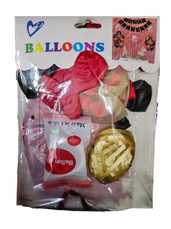 Happy Birthday Party Balloon Decor Set - Image 2