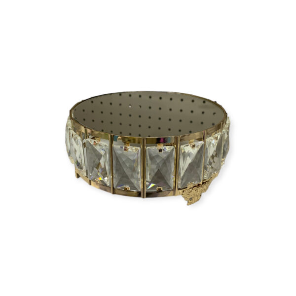 Mirror Table Stand with  crystal beads - Image 4