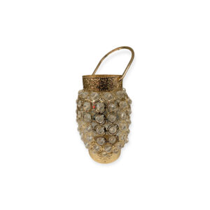 Lantern Cosmetic bucket with crystal beads
