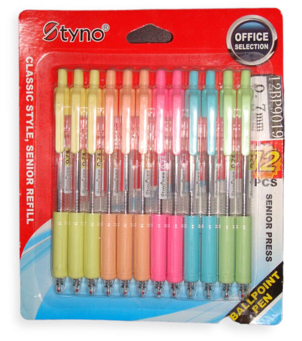 Tyno 12 color pen pack