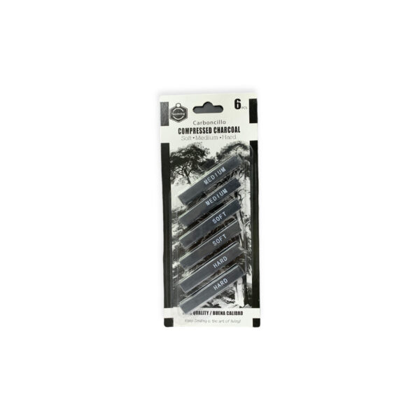 6 pc Compressed Charcoal
