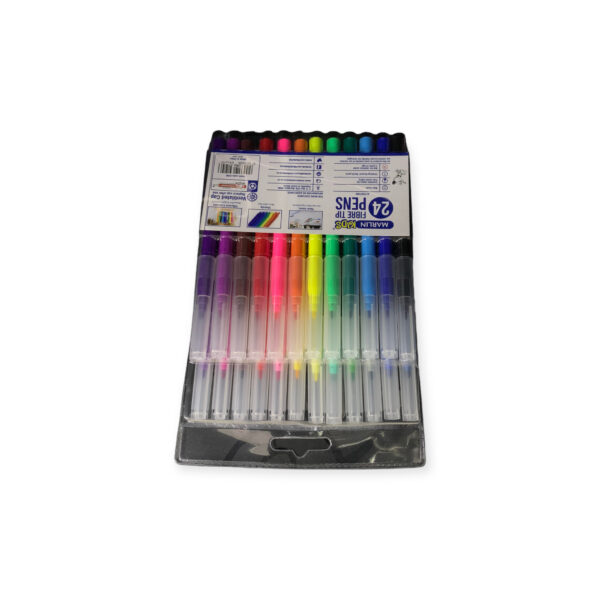 24pc Marlin Fiber Tip Pens - Image 2