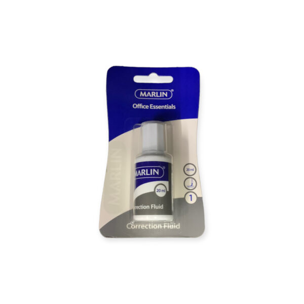 Marlin Corrector Fluid with  Brush - 20ml