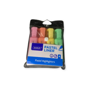 4pc Marlin Pastel Highlighters
