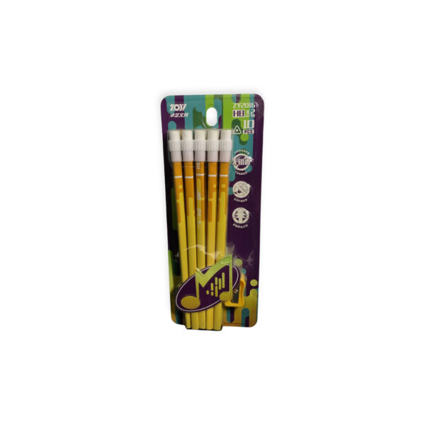 10 HB Pencils + Bonus Sharpener