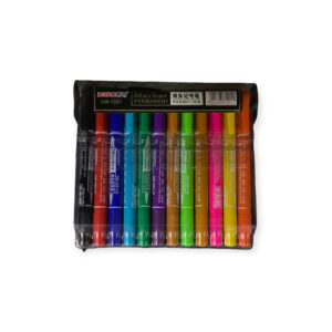 Versatile Double-Ended Permanent Markers - 12pc