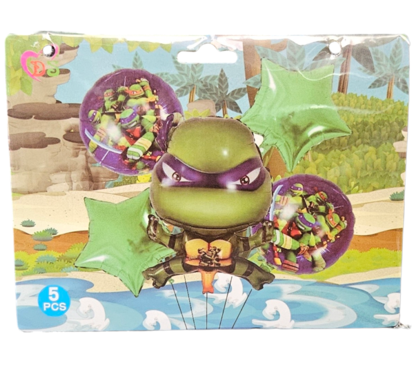 Ninja Turtles -5 Pc Foil Balloon