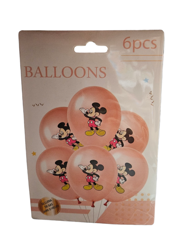 6pc Mickey Mouse Balloon - Image 5