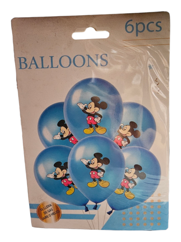 6pc Mickey Mouse Balloon