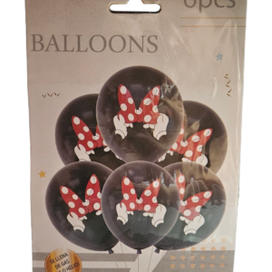 6pc Mickey Mouse Balloon - Black