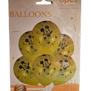 6pc Mickey Mouse Balloon - Green