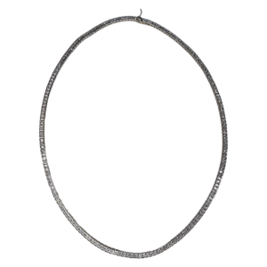 X03 CZ Square Stone Tennis Necklace