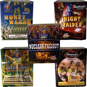 25 Shot Square 1.2" New Years Firework