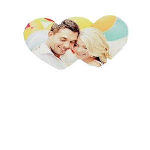 Rectangular Picture Frame - Heart