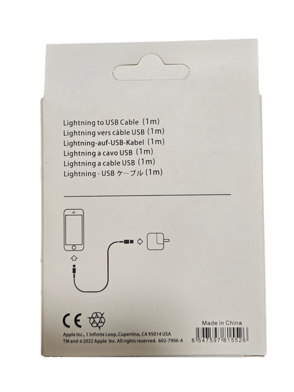 IPhone 8 Lightning to USB Cable - Image 3