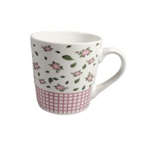 Cortado Coffee Mug - Pink & White