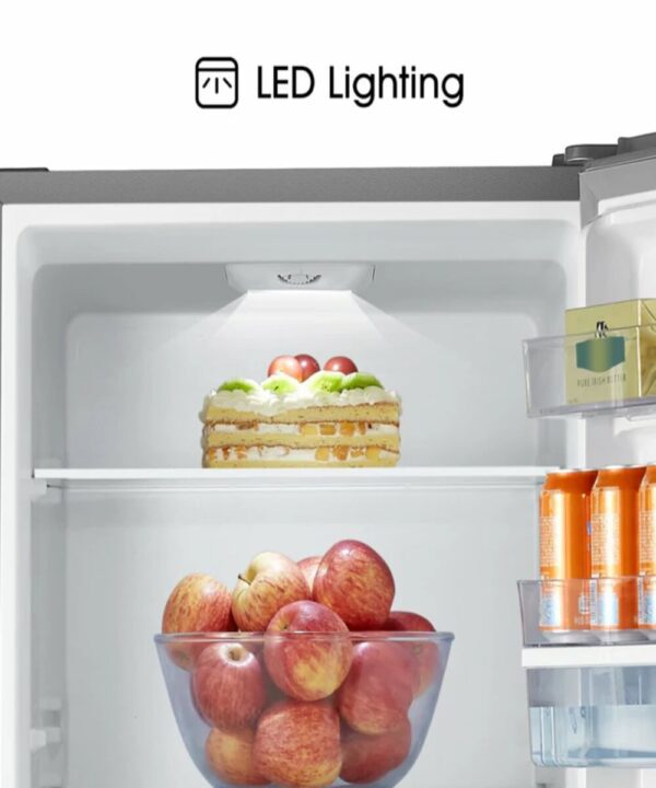 HISENSE 222L Bottom Mount Fridge Freezer H310BIT-WD - Image 3
