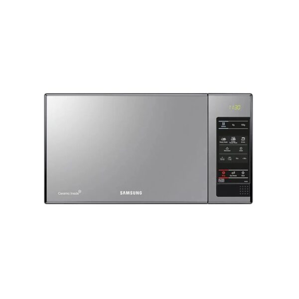 Samsung 23L 800 Watt Solo Microwave - Black Frame With Mirror Door - ME83X